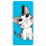 Husa silicon pentru Nokia 5, Cat Lovely Cartoon