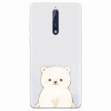 Husa silicon pentru Nokia 8, Bear