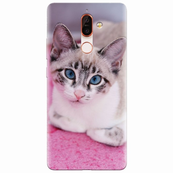 Husa silicon pentru Nokia 7 Plus, Siamese Kitty
