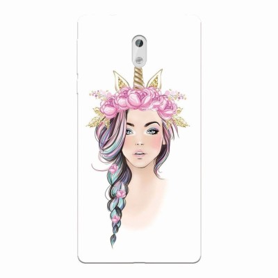 Husa silicon pentru Nokia 3, Unicorn Girl foto
