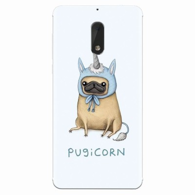 Husa silicon pentru Nokia 6, Pugicorn foto