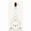 Husa silicon pentru Nokia 7 Plus, Family Bear