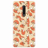 Husa silicon pentru Nokia 5, Red Foxes