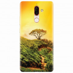 Husa silicon pentru Nokia 7 Plus, Hill Top Tree Golden Light