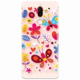 Husa silicon pentru Nokia 7 Plus, Butterfly