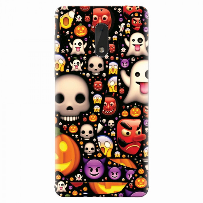 Husa silicon pentru Nokia 6, Emoji Mess