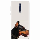 Husa silicon pentru Nokia 8, Doberman