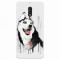 Husa silicon pentru Nokia 6, Husky Dog Watercolor Illustration