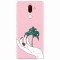 Husa silicon pentru Nokia 7 Plus, Palm Tree