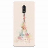 Husa silicon pentru Nokia 6, Eiffel Tower 001