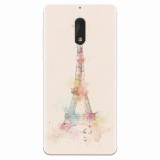 Husa silicon pentru Nokia 6, Eiffel Tower 001