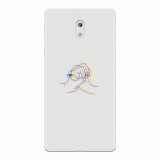Husa silicon pentru Nokia 3, With Love
