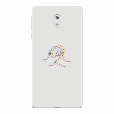 Husa silicon pentru Nokia 3, With Love foto