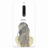 Husa silicon pentru Nokia 5, White