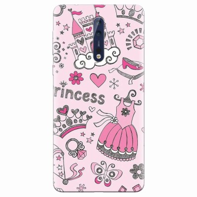 Husa silicon pentru Nokia 8, Princess foto