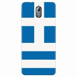 Husa silicon pentru Nokia 3.1, Greece Flag