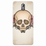 Husa silicon pentru Nokia 3.1, Skulls And Roses