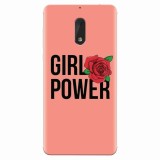 Husa silicon pentru Nokia 6, Girl Power 2