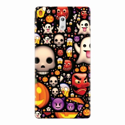 Husa silicon pentru Nokia 3, Emoji Mess foto