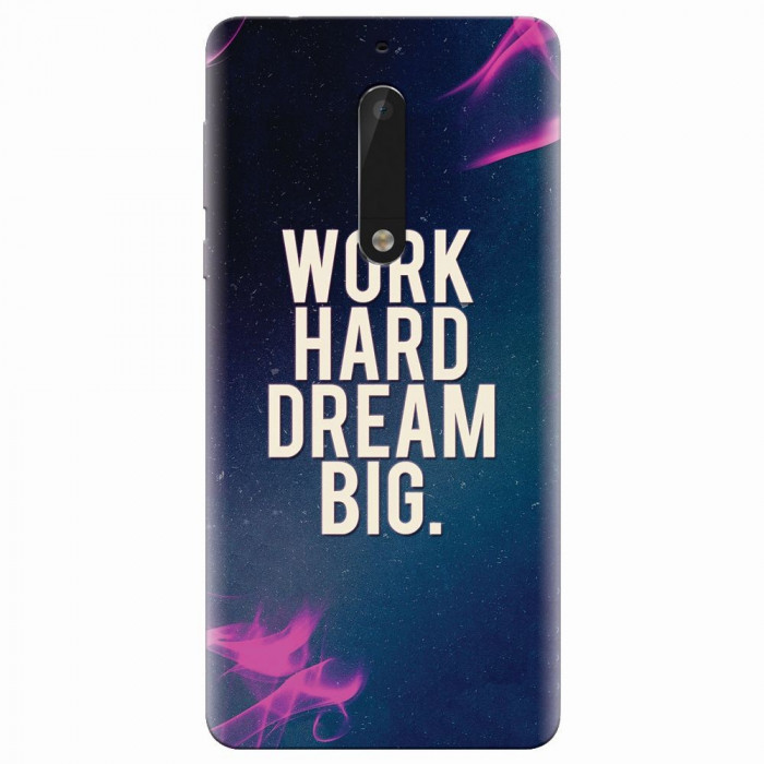 Husa silicon pentru Nokia 5, Dream Big