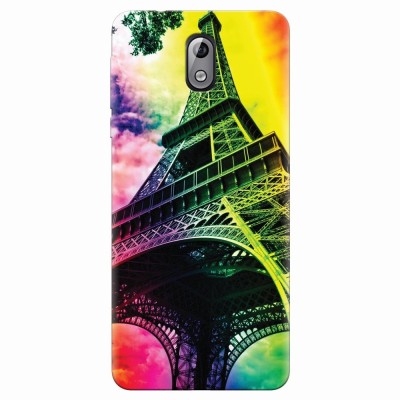 Husa silicon pentru Nokia 3.1, Eiffel Tower 002 foto