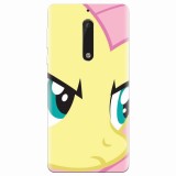 Husa silicon pentru Nokia 5, Close Up Fluttershy My Little Pony Friendship Is Magic