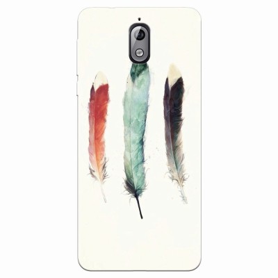 Husa silicon pentru Nokia 3.1, Three Feathers foto