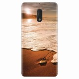 Husa silicon pentru Nokia 6, Sunset Foamy Beach Wave