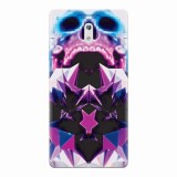 Husa silicon pentru Nokia 3, Abstract Framed Skull