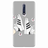 Husa silicon pentru Nokia 8, Little Phantoms