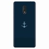 Husa silicon pentru Nokia 6, Blue Navy Anchor Illustration Flat