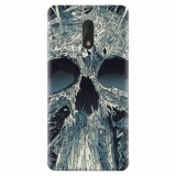 Husa silicon pentru Nokia 6, Abstract Skull Artwork Illustration