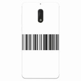 Husa silicon pentru Nokia 6, Bar Code