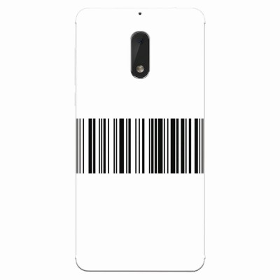 Husa silicon pentru Nokia 6, Bar Code foto
