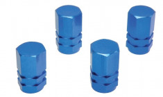 Set 4 Capacele Valve Roti Albastru Hexagon, Automax 9545 foto