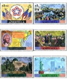 Anguilla 1975 - Bicentenarul SUA 6v.,neuzat cu sarniera (s3), Nestampilat