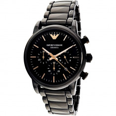 Ceas Emporio Armani barbatesc Luigi AR1509 negru Stainless-Steel Quartz Dress foto