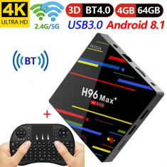 android player h95 max plus 4gb + 64 gb hdmi USB3.0 H.265 4K GooglePlay Netflix foto