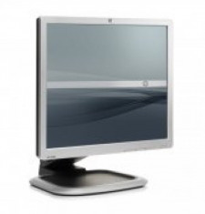Monitor 19 inch LCD HP L1950, Silver &amp;amp; Black, SoundBar, Panou Grad B foto