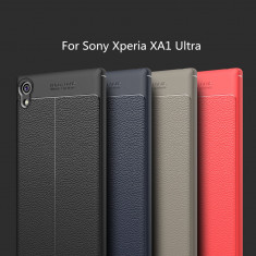 Husa / Bumper Antisoc model PIELE pentru Sony Xperia XA1 Ultra foto