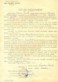 Z380 DOCUMENT VECHI-ACT ANGAJAMENT -SCOALA PROFESIONALA COMERCIALA, BRAILA 1953