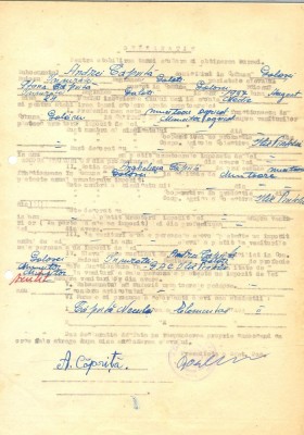 Z392 DOCUMENT VECHI-DECLARATIE STABILIRE TAXA SCOLARA, OBTINEREA BURSEI- CAPRITA foto