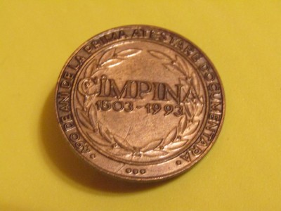 Insigna aniversare 490 de ani atestare CAMPINA (1503 - 1993) foto