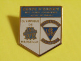 Insigna fotbal - OLYMPIQUE MARSEILLE - US LUXEMBOURG