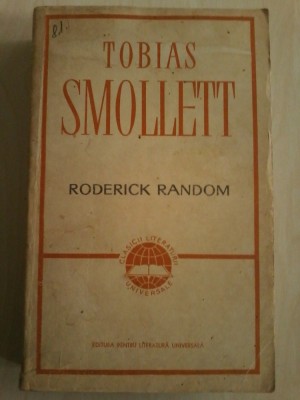 TOBIAS SMOLLETT - RODERICK RANDOM foto