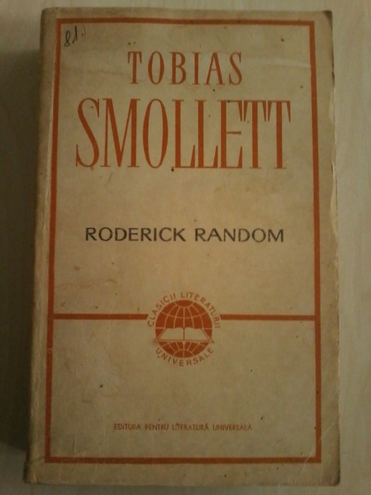 TOBIAS SMOLLETT - RODERICK RANDOM