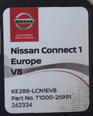 SD Card original navigatie NISSAN Connect 1 V8 Europa + ROMANIA 2018 foto