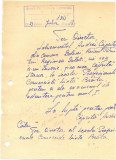 Z388 DOCUMENT VECHI- CERERE INSCRIERE SCOALA PROFESIONALA- CAPRITA, BRAILA 1953