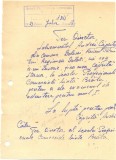 Z388 DOCUMENT VECHI- CERERE INSCRIERE SCOALA PROFESIONALA- CAPRITA, BRAILA 1953