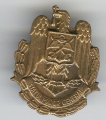 Insigna MILITARA - STATUL MAJOR GENERAL foto